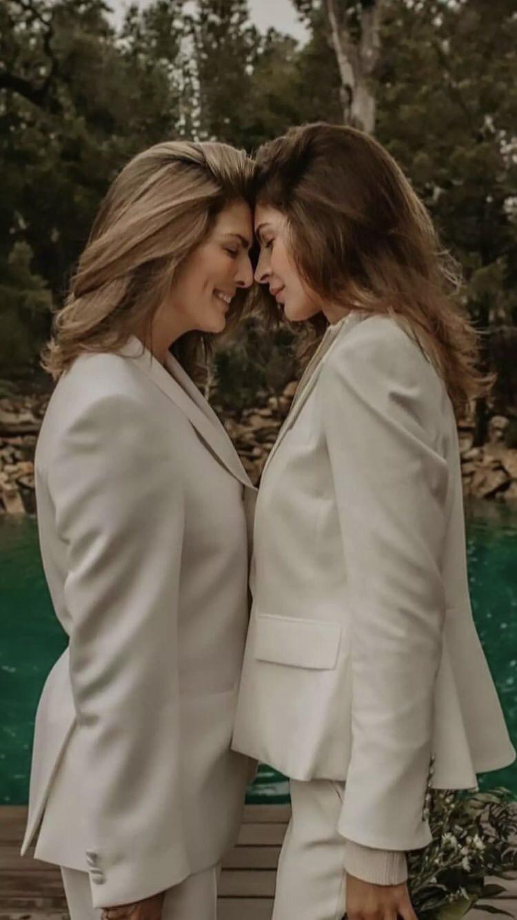 Hanna Nicole y Juan Carlos Herrera
