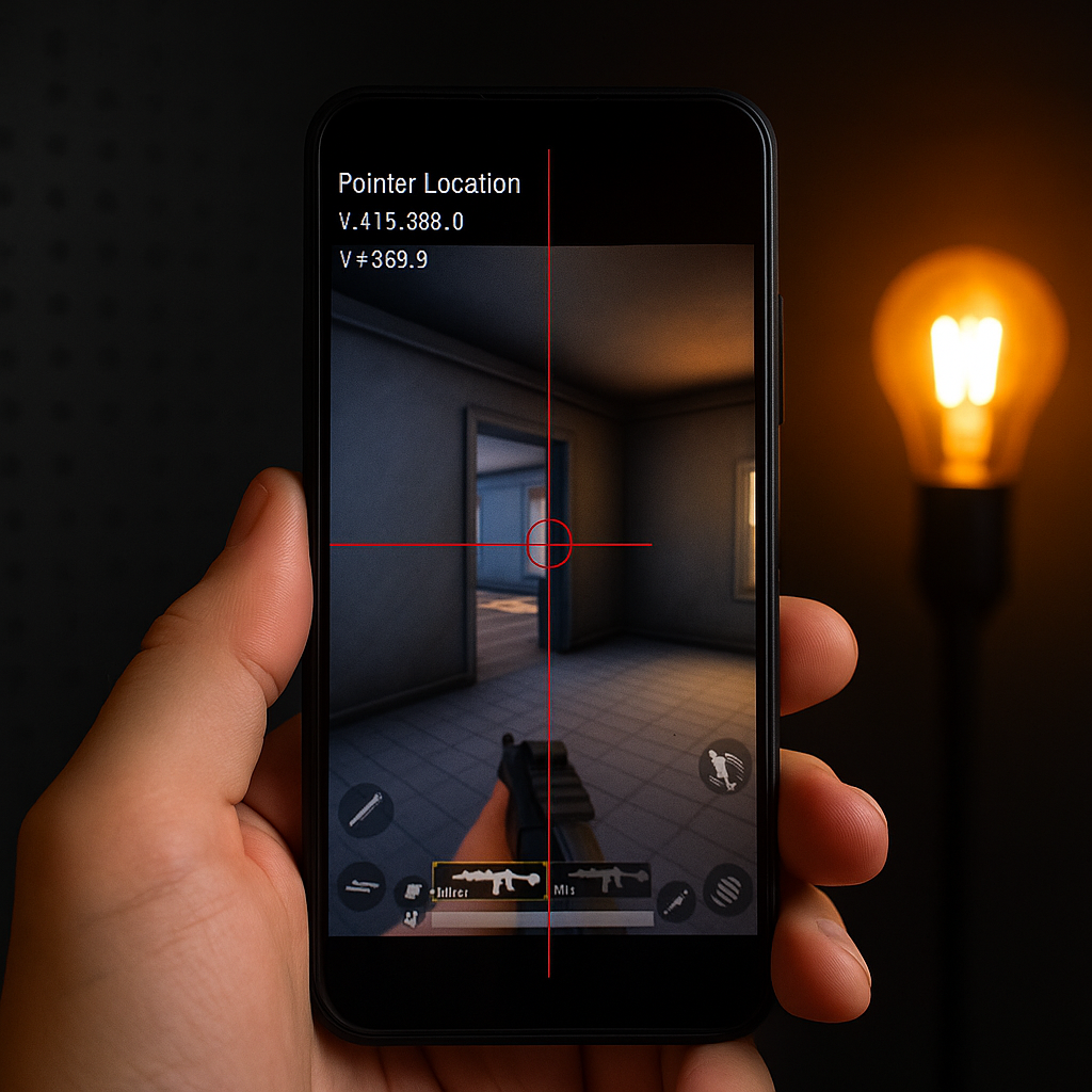 Turn on Pointer Location for five minutes and audit your aim
