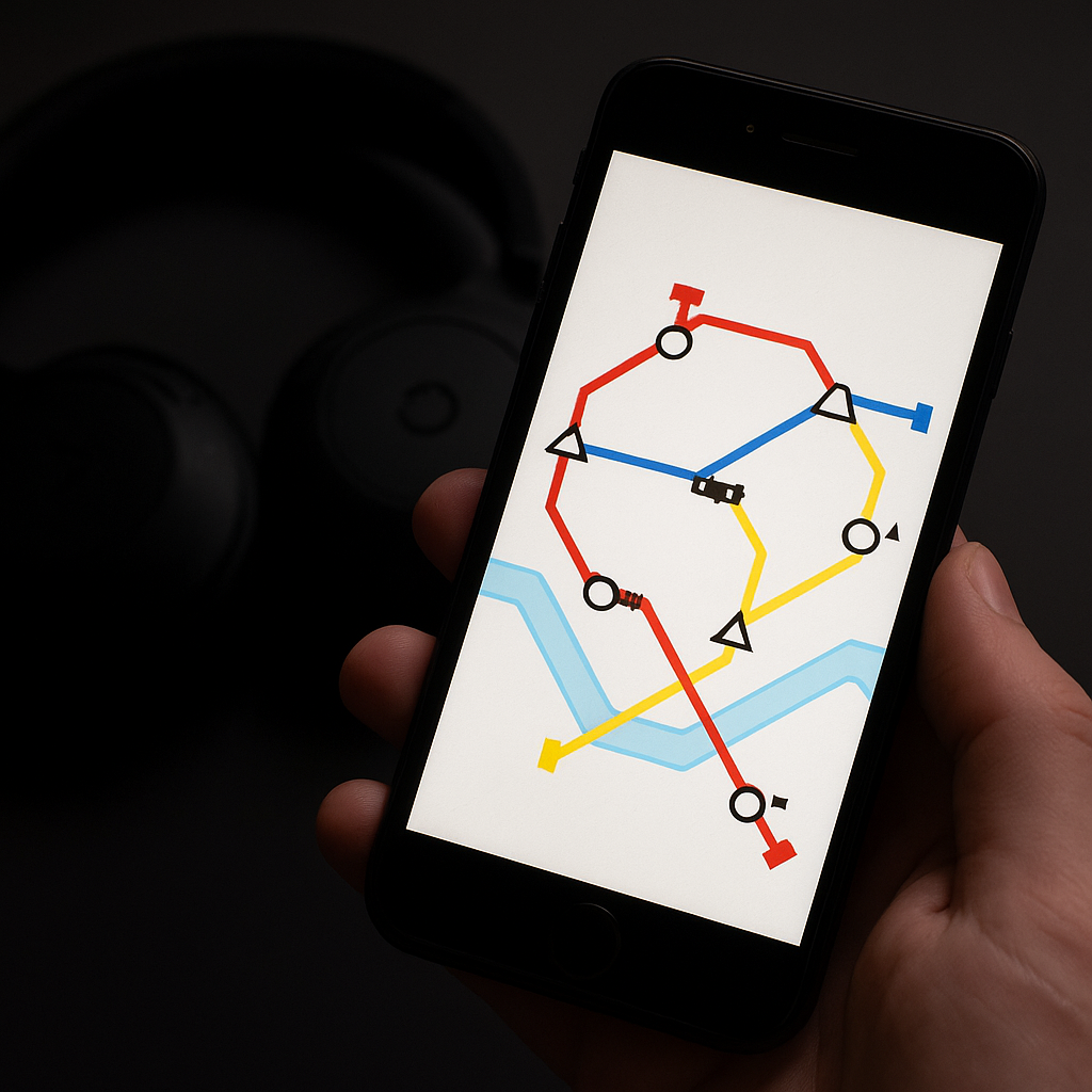 Mini Metro is my "headphones on" puzzle