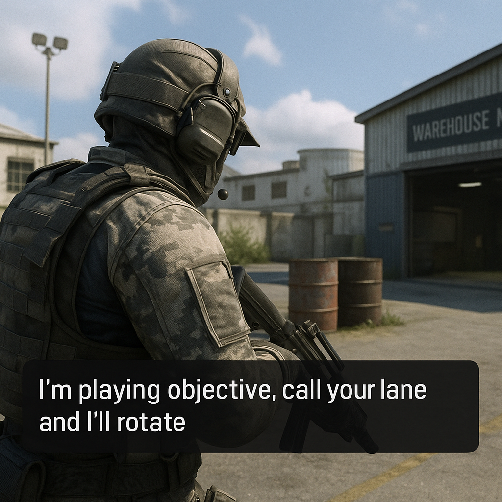 Drop the pre-match micro-briefing in plain chat