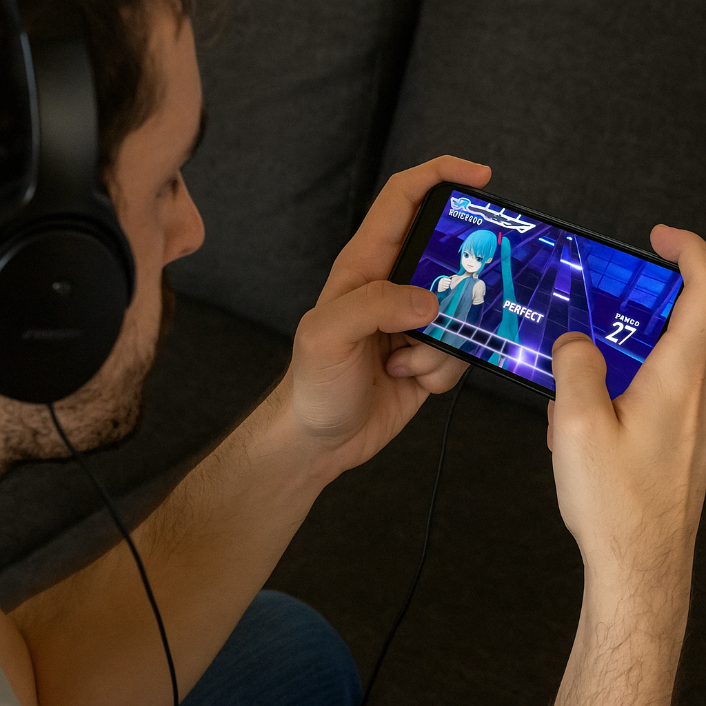 Hatsune Miku: Colorful Stage is a thumb workout