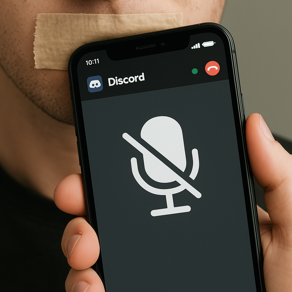Force Discord to behave on iPhone: lock the mic and stop the silence