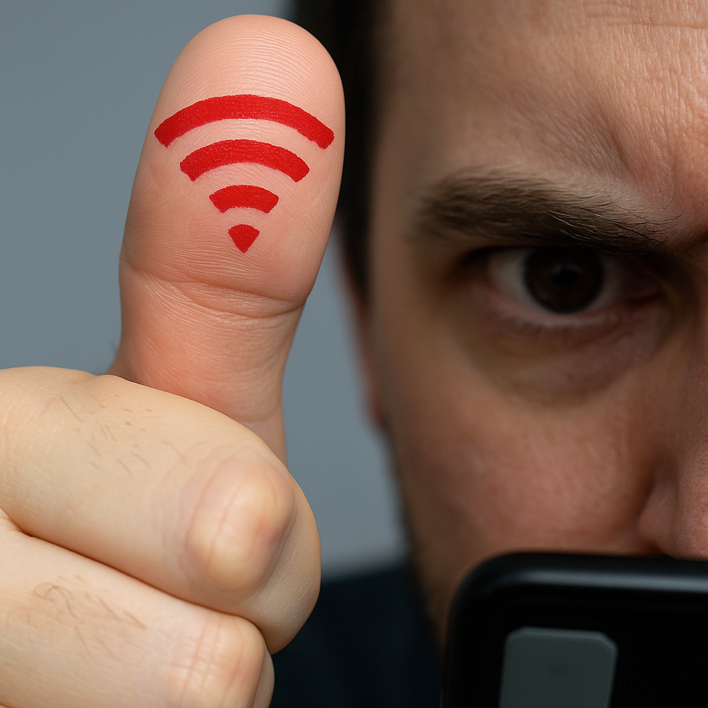The 5 GHz check I do before I blame my thumbs